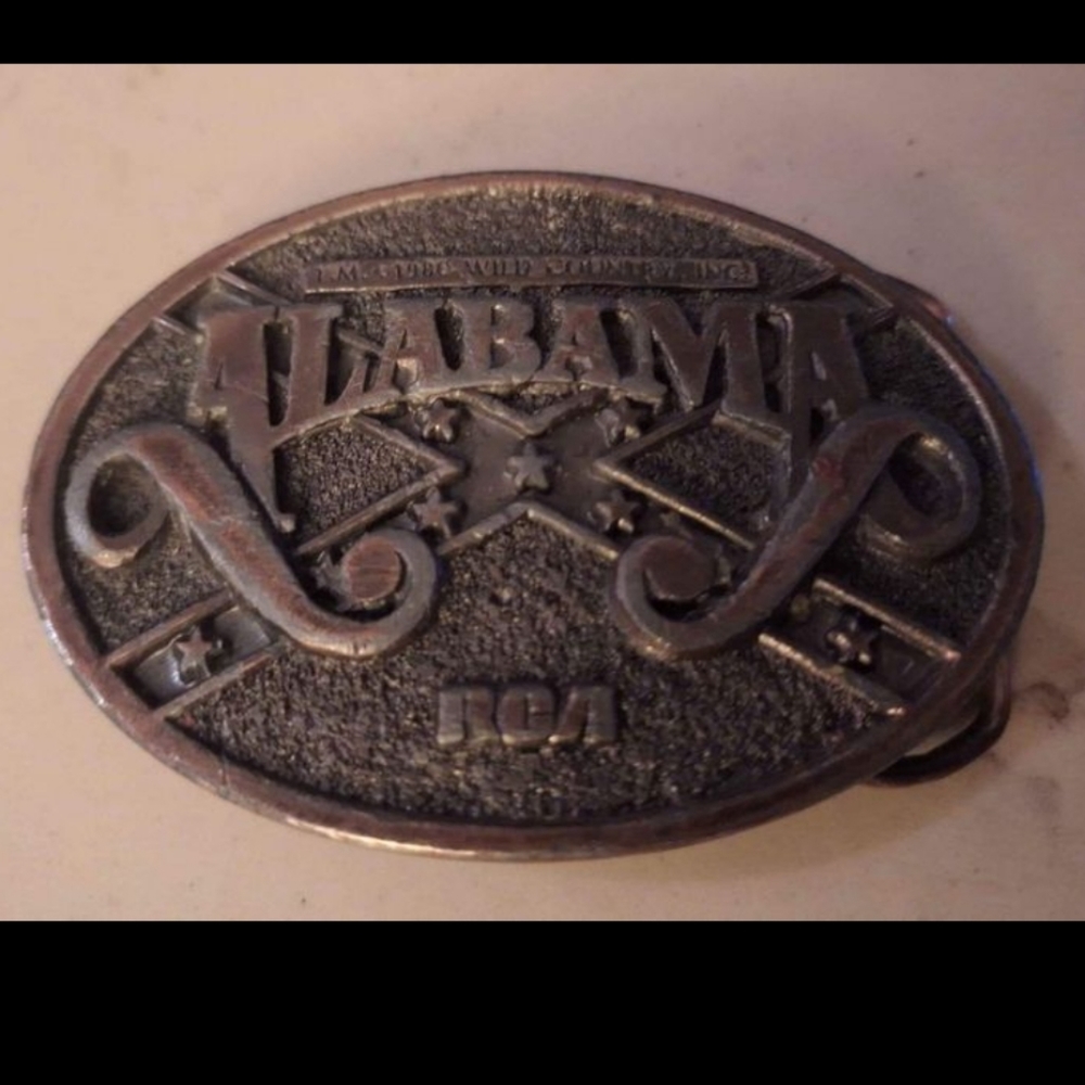 Vintage Belt Buckle Alabama Band
